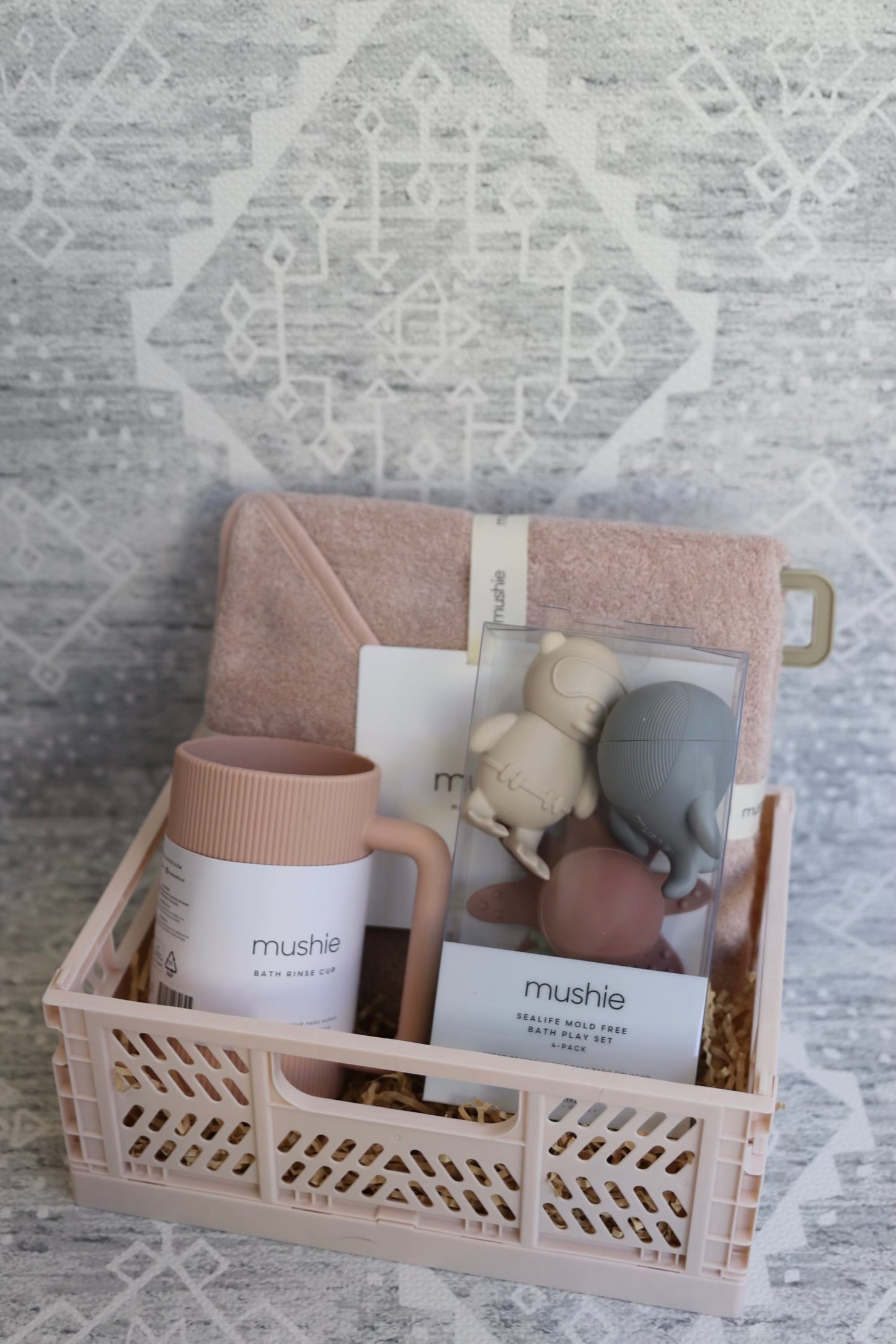 Welcome Baby Bath Set - Pink