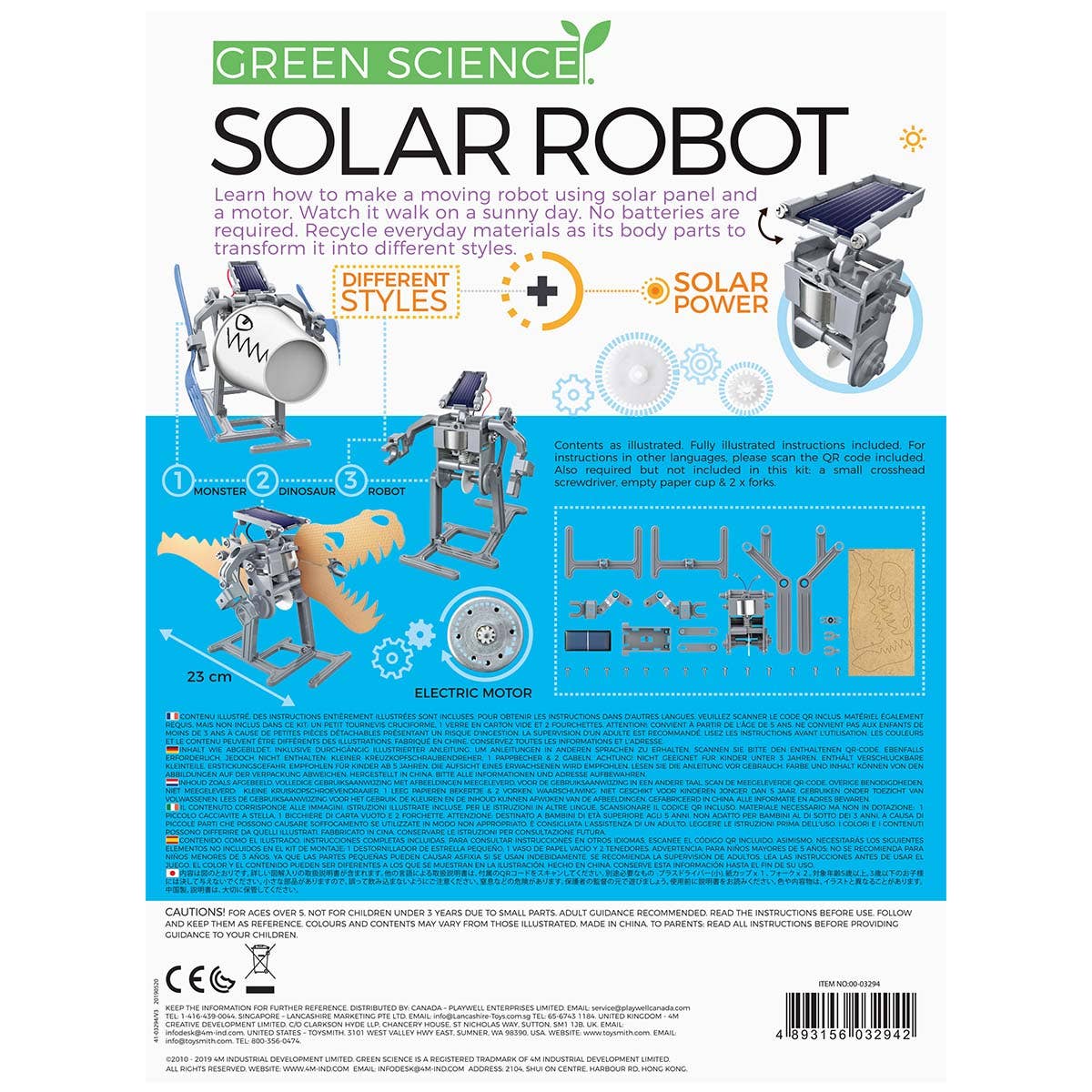 4M Solar Robot DIY STEM Science Project