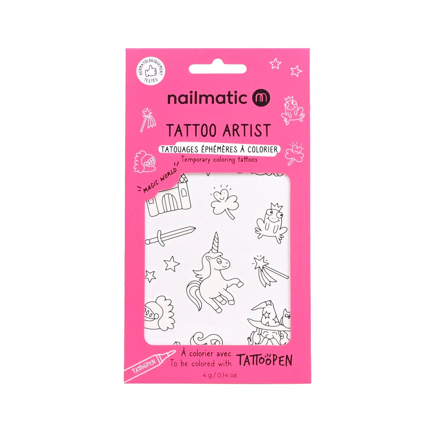 Temporary Tattoos to be Colored In