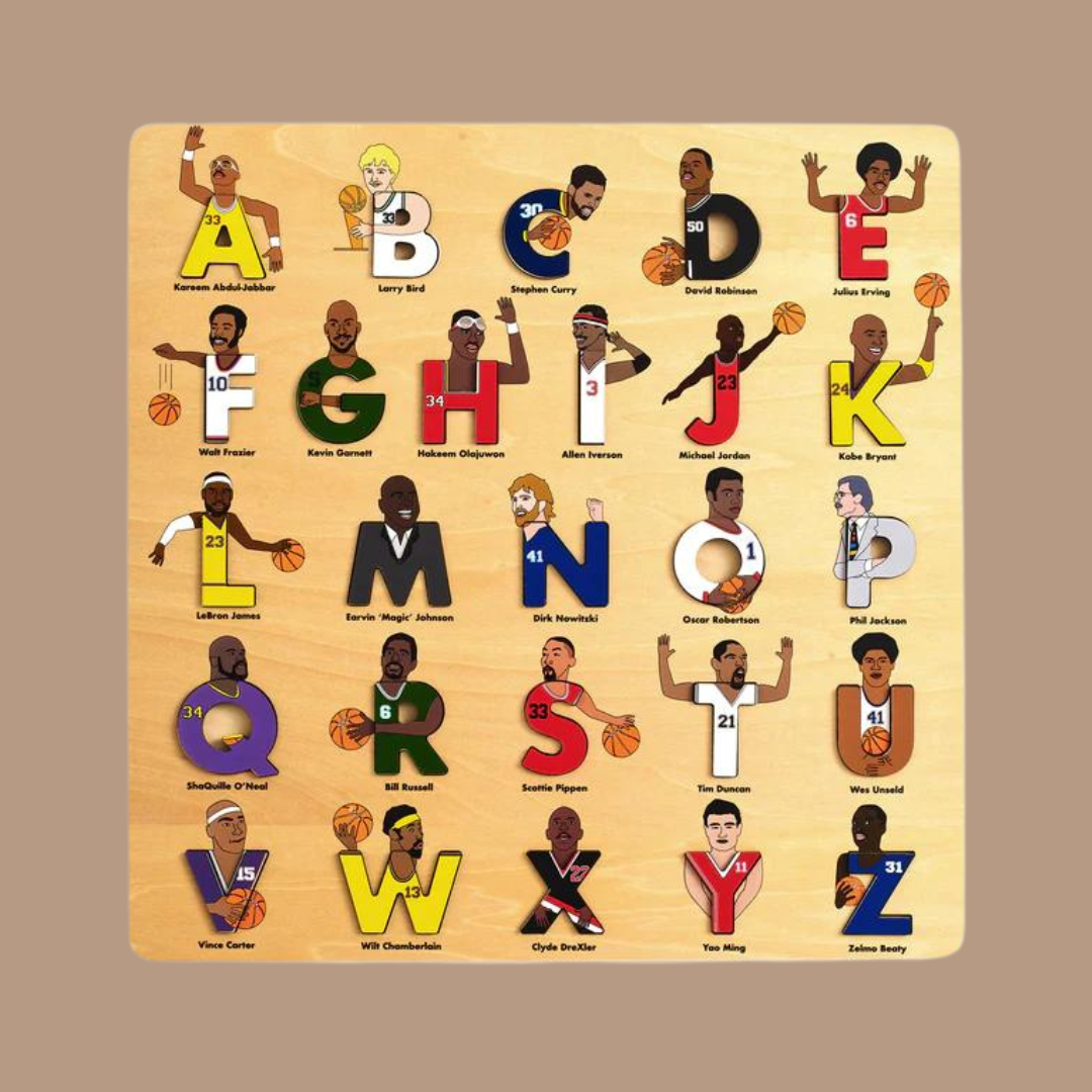 Basketball Legends Alphabet Puzzle