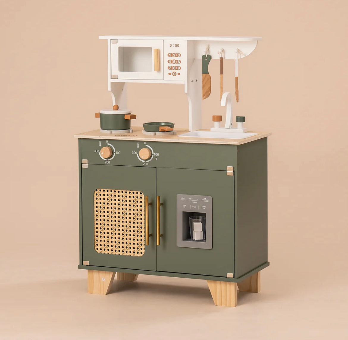 Wooden Play Kitchen Set