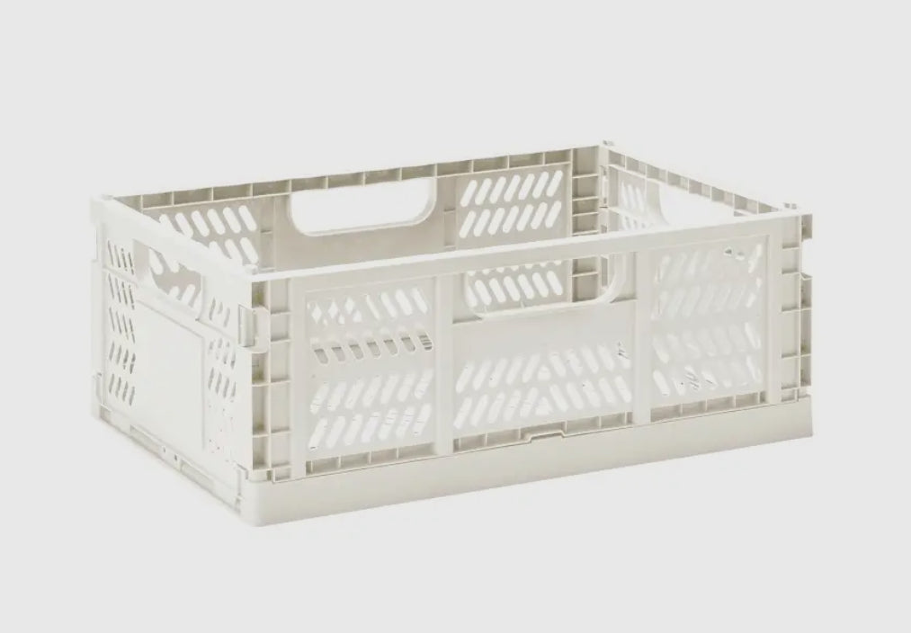 Modern Folding Crate - Multiple Colors