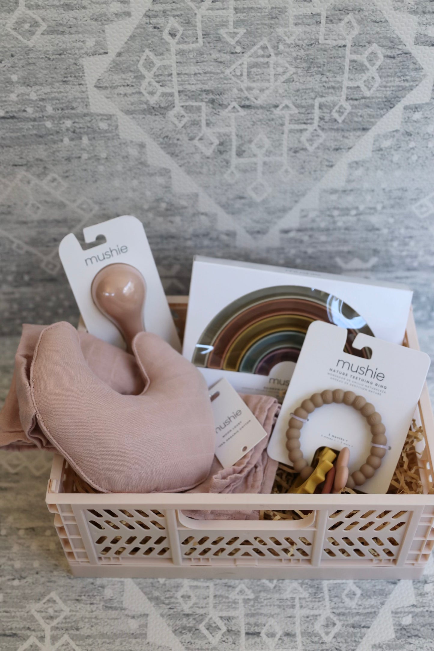 Welcome Baby Play Crate - Pink