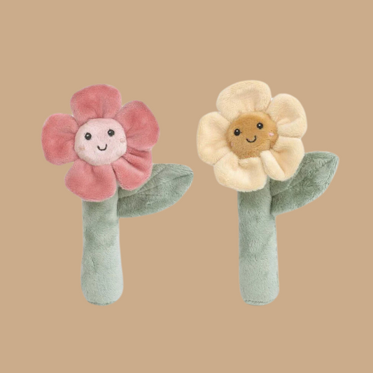 Mon Ami Flower Rattle Set