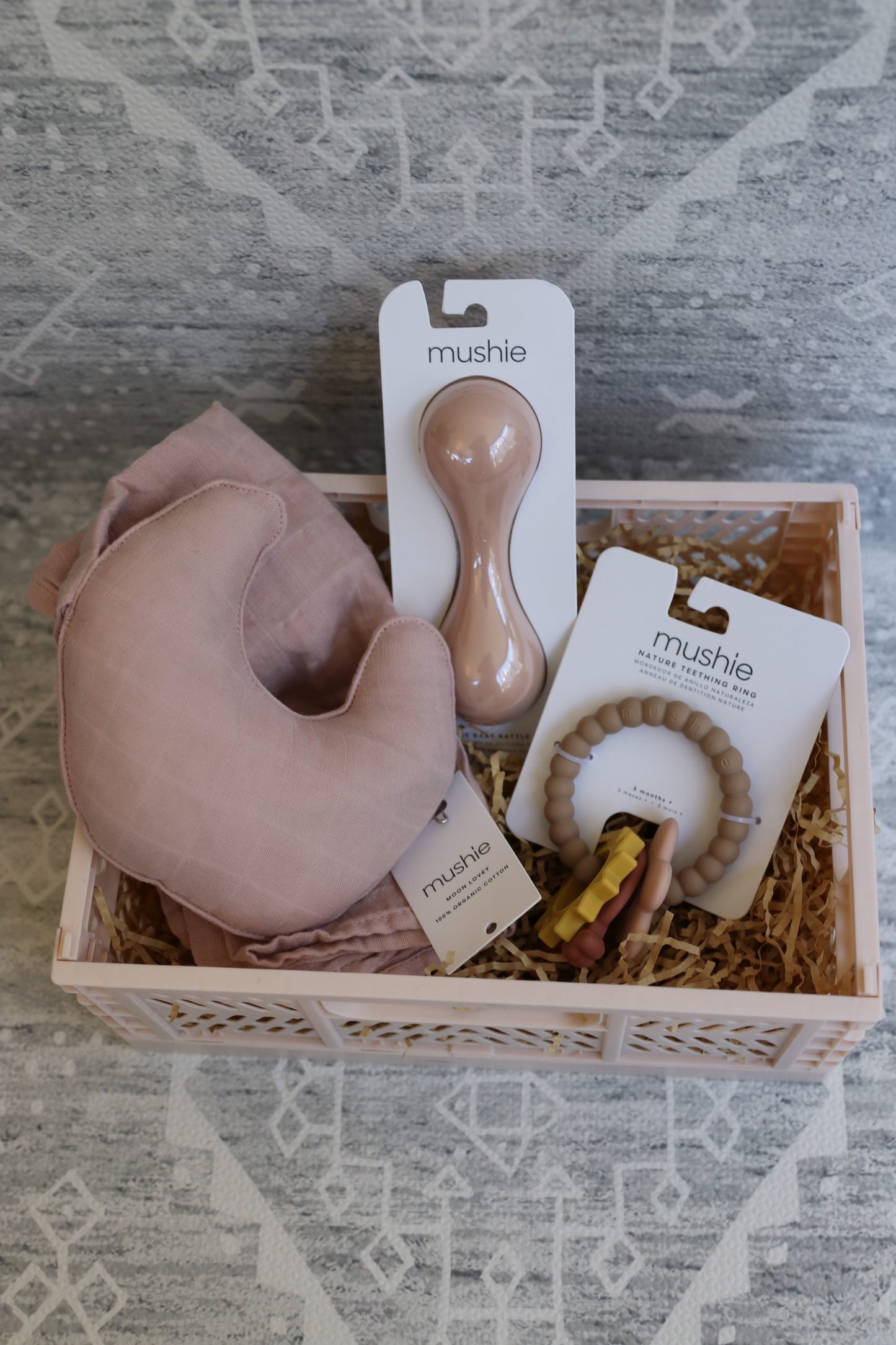 Welcome Baby Play Crate - Pink