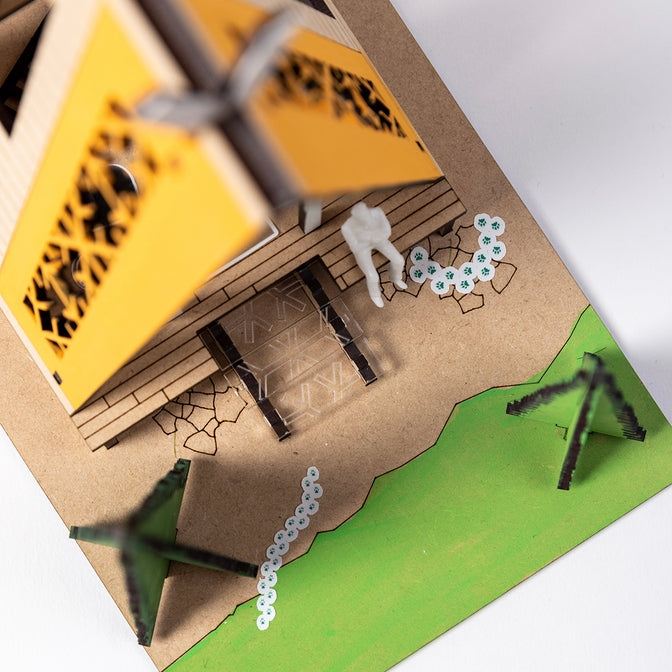 Evergreen Cabin Architecture Model Making Kit