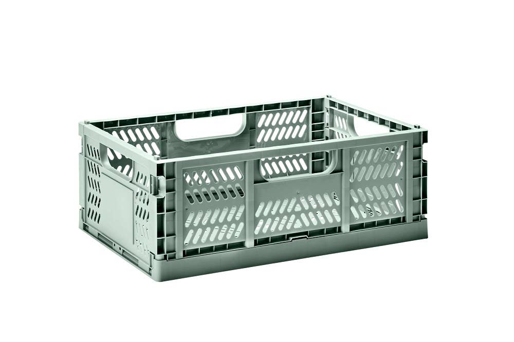 Modern Folding Crate - Multiple Colors