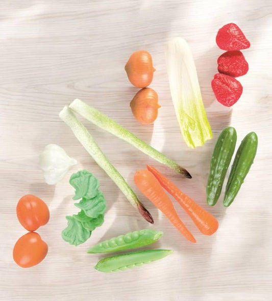 Pretend Play 21 pc. Life-size Spring Fruits & Veggies Set