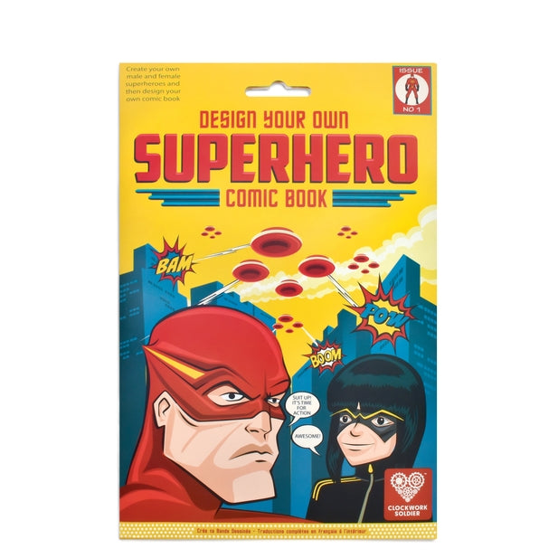 Create-Your-Own Superhero Comic Books Kit - Mondo Llama™