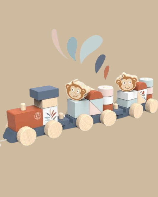 Wooden Stacking Train