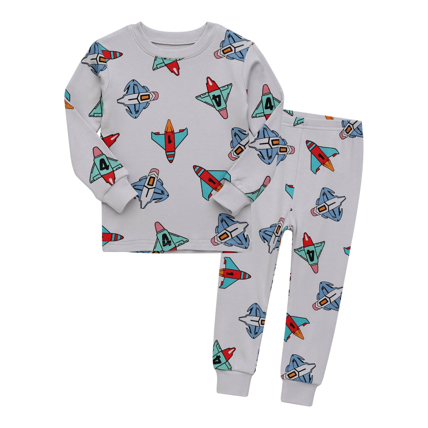 Modal Boys Girls Green amazon Long Sleeve PJs Lounge: Shooting Star / 2XL(8Y)