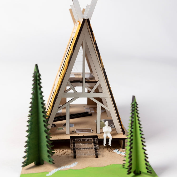 Evergreen Cabin Architecture Model Making Kit