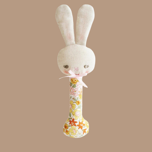 Bunny Stick Rattle - Sweet Marigold
