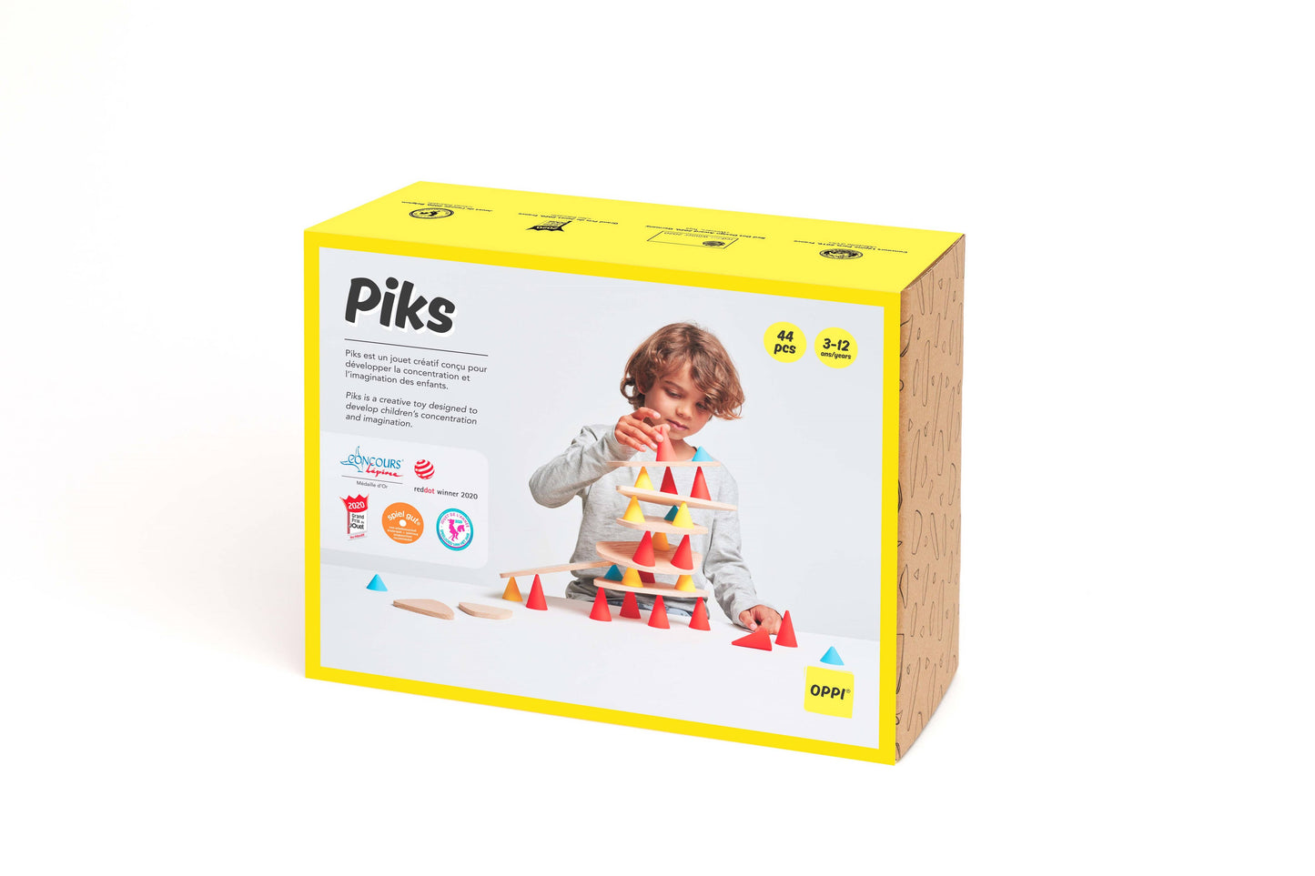 Piks Construction Toy, 44 Pieces