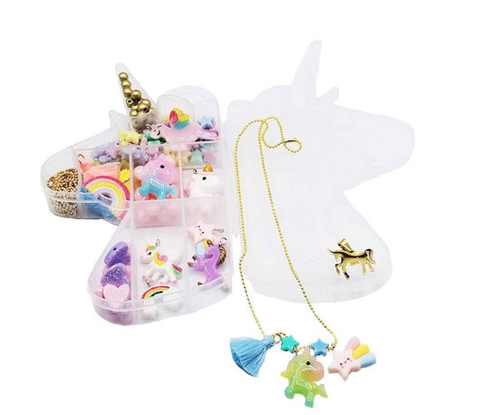 Kids Unicorn Necklace and Jewelry Beading Kit