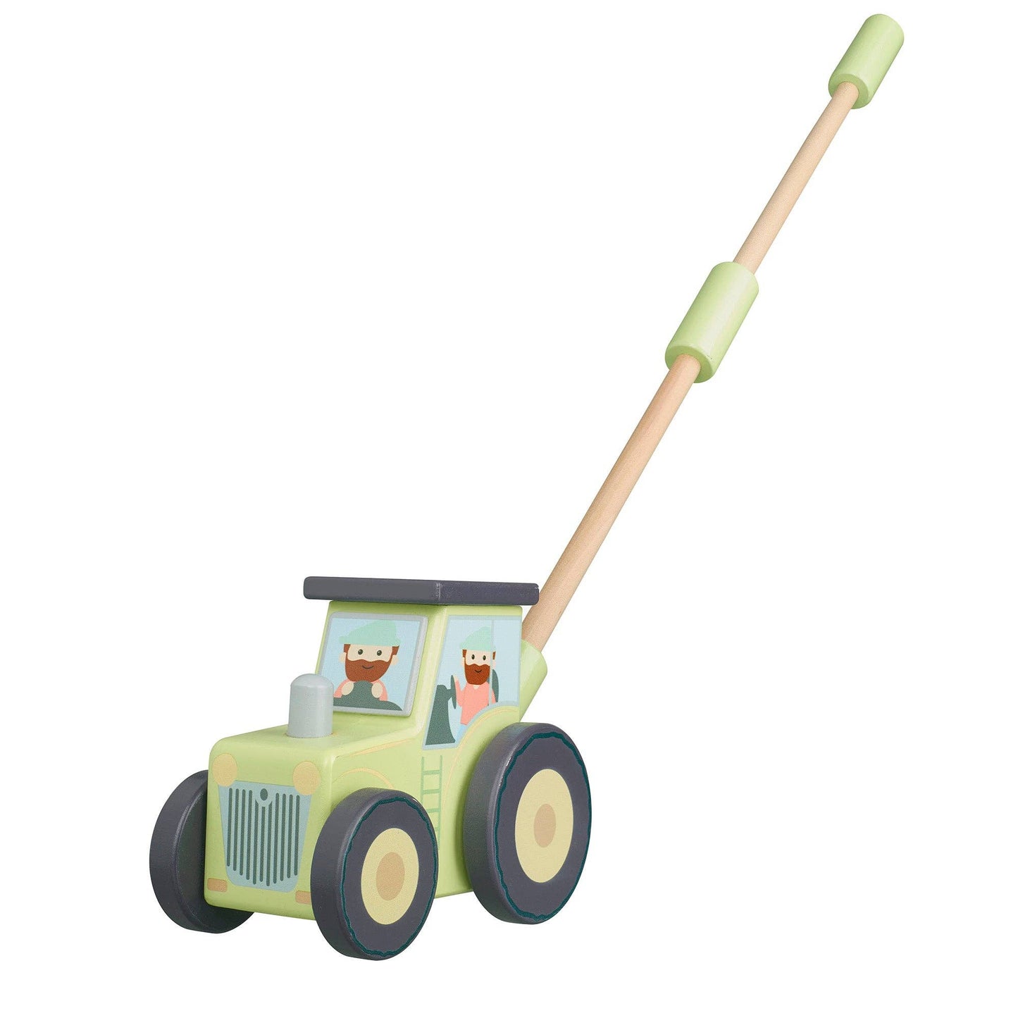 Wooden Tractor Push Along Toy