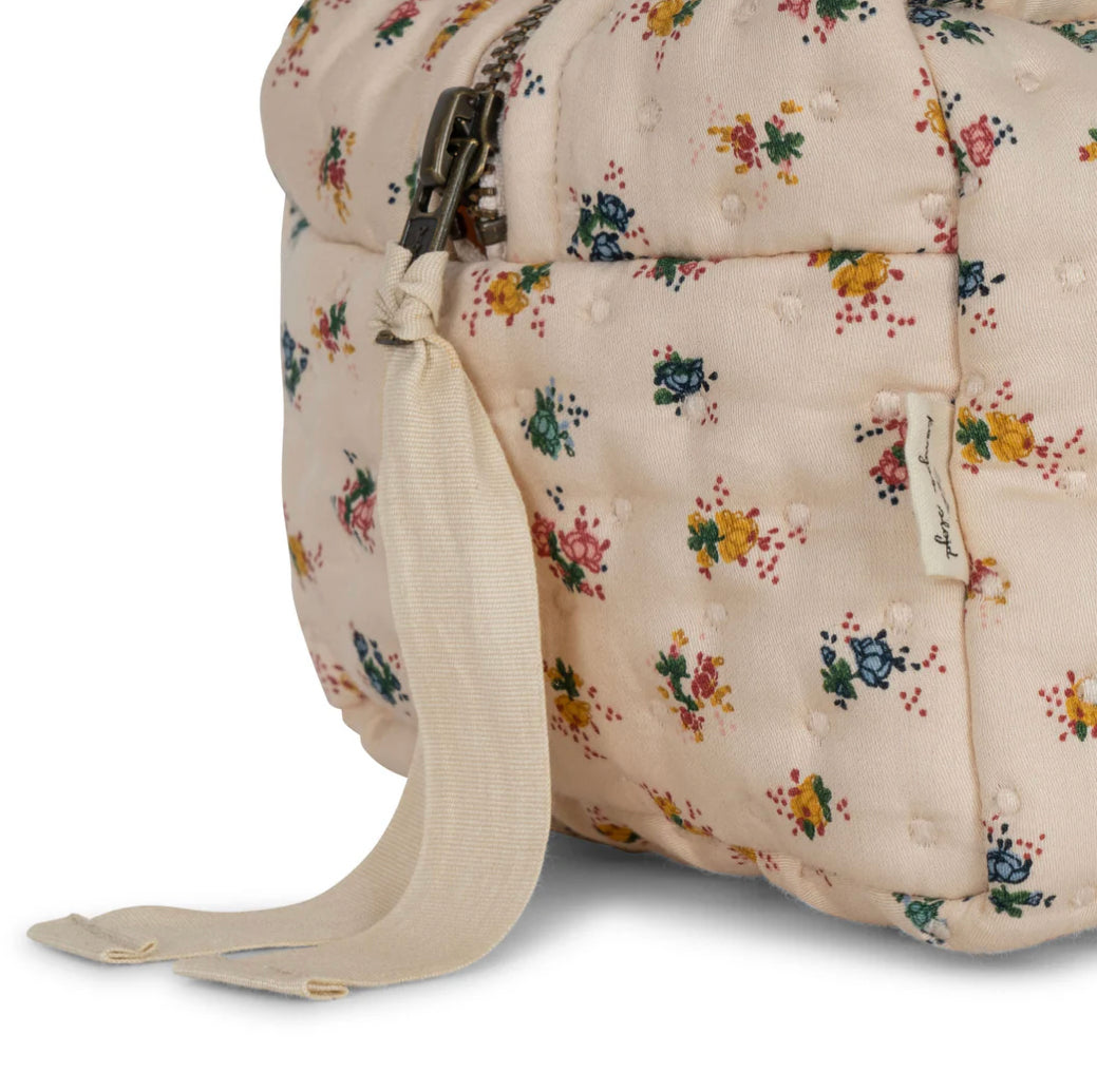 Konges Sløjd Small Quilted Toiletry Bag - Bloomie Blush