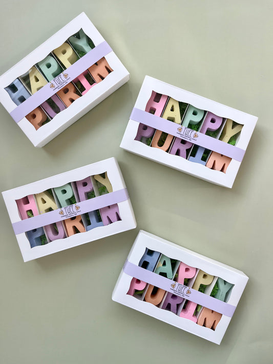 Happy Purim Chalk Set
