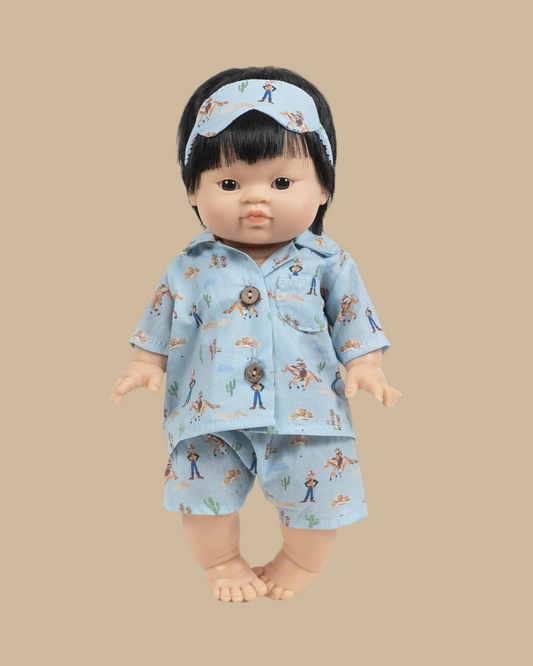 Minikane Albert Pajama Set for Dolls in Grand Canyon