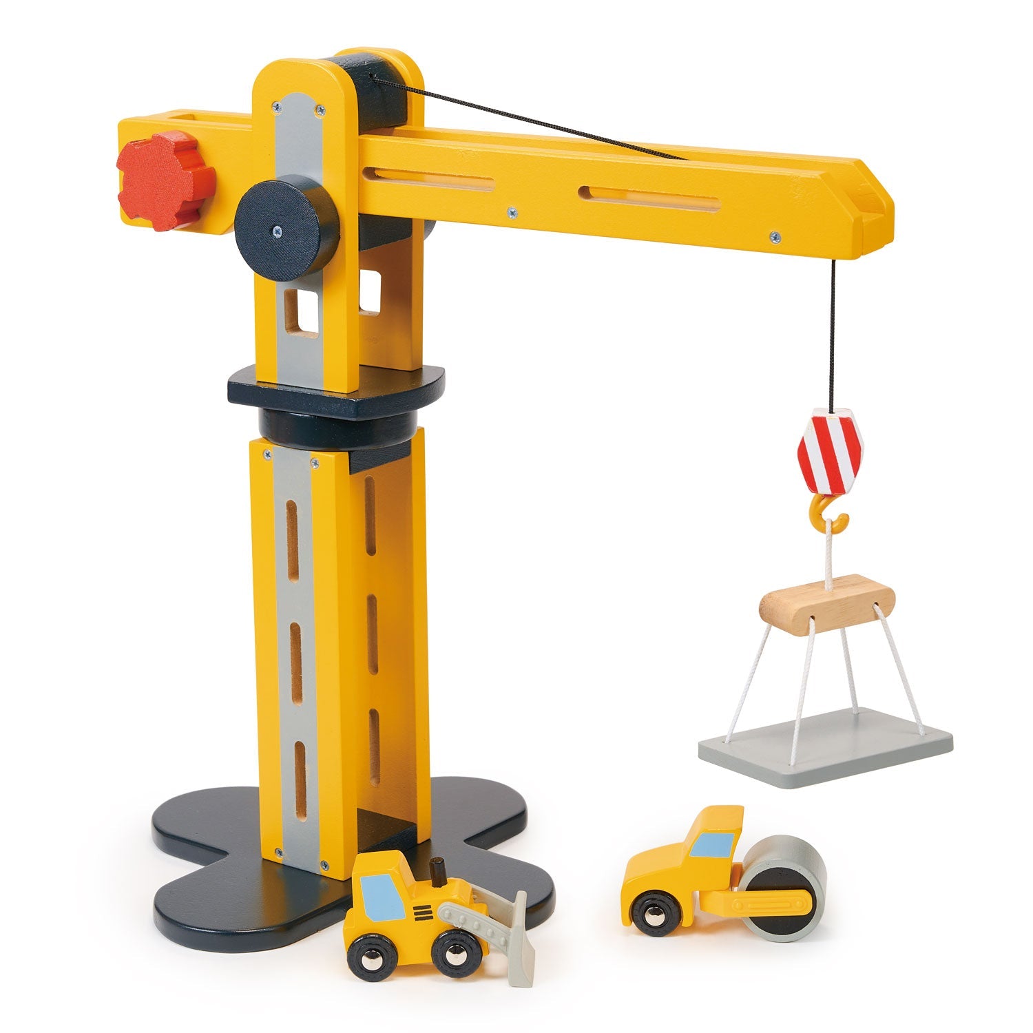 Big Yellow Crane  Wooden Magnetic Crane Toy – The Sensory Shop NY