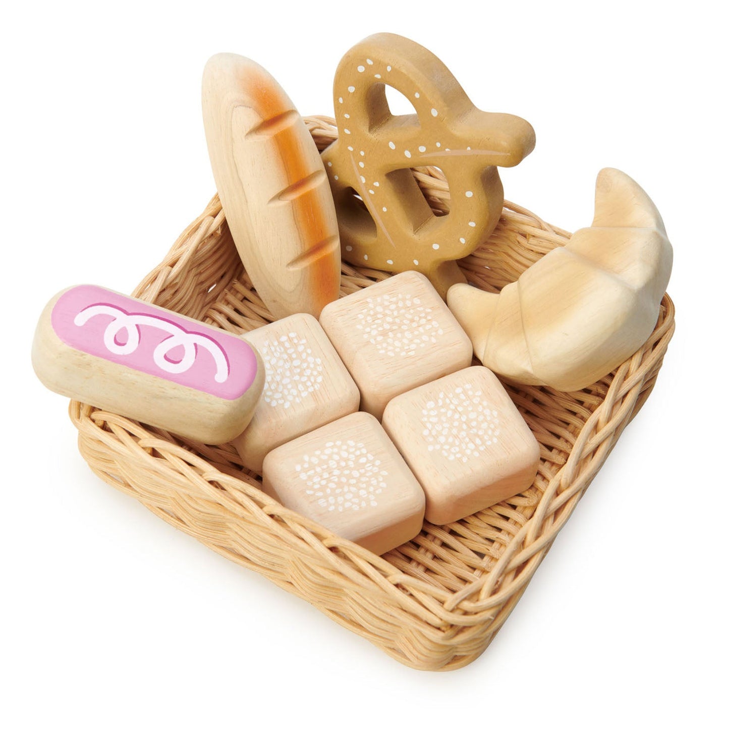 Wooden Bread Basket Set