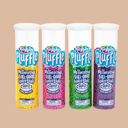 Playfoam® Pluffle™ Purple, Green, Pink & Yellow 4-Pack