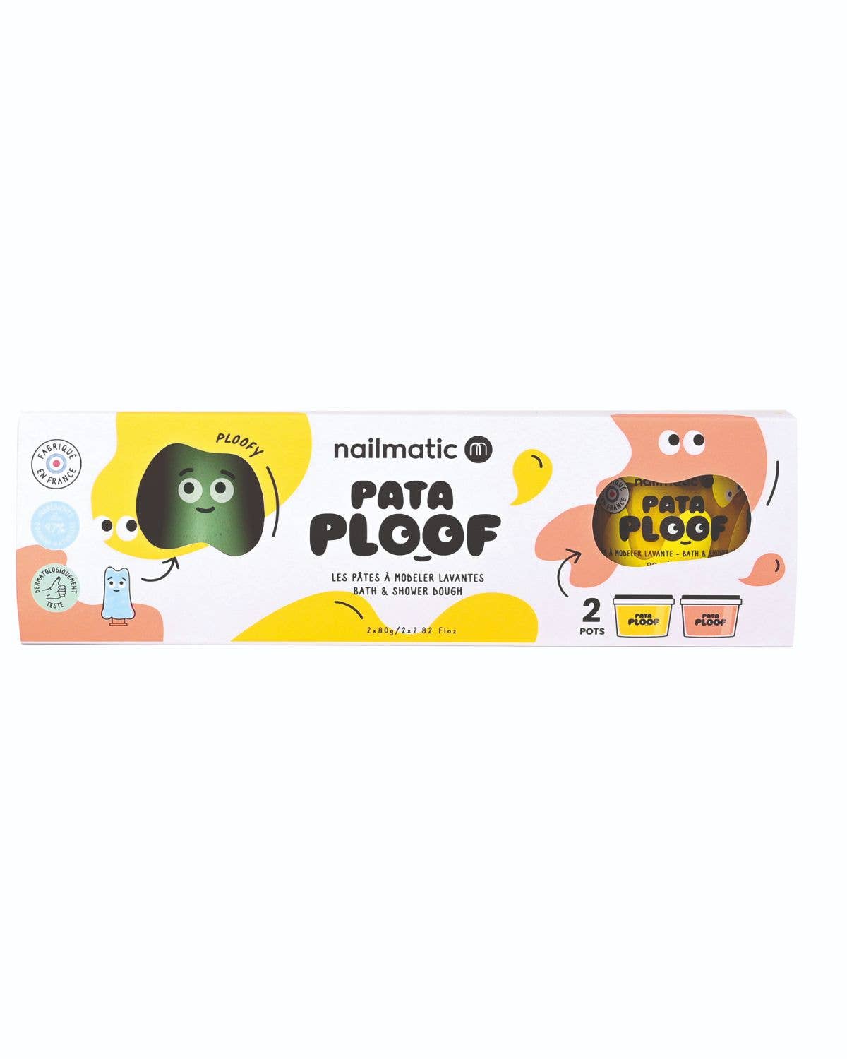Pataploof Soap Dough Cleansing Modeling Clay in Yellow & Orange