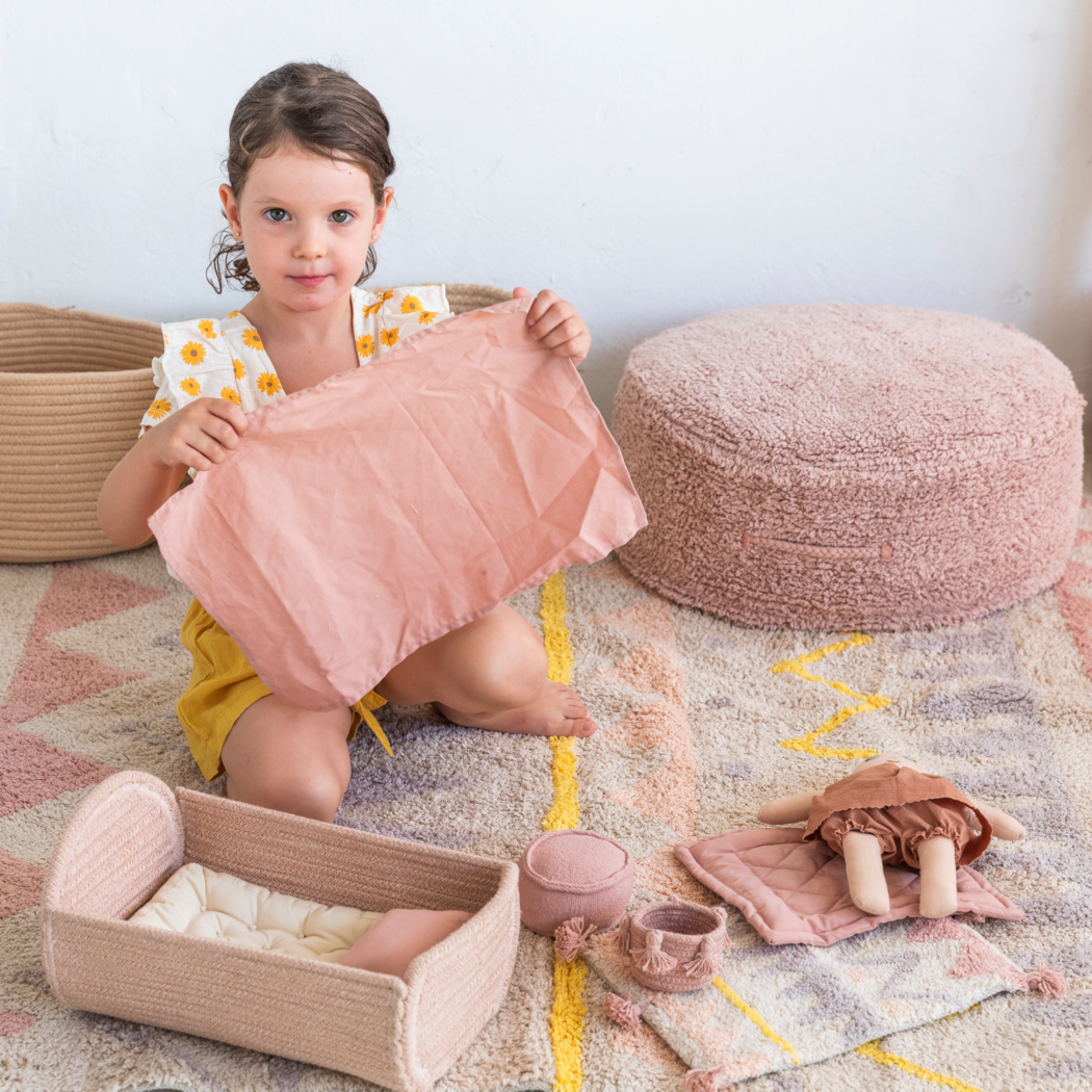 Mini Lorena Ammi - Doll, Crib, Linens and Matching Decor