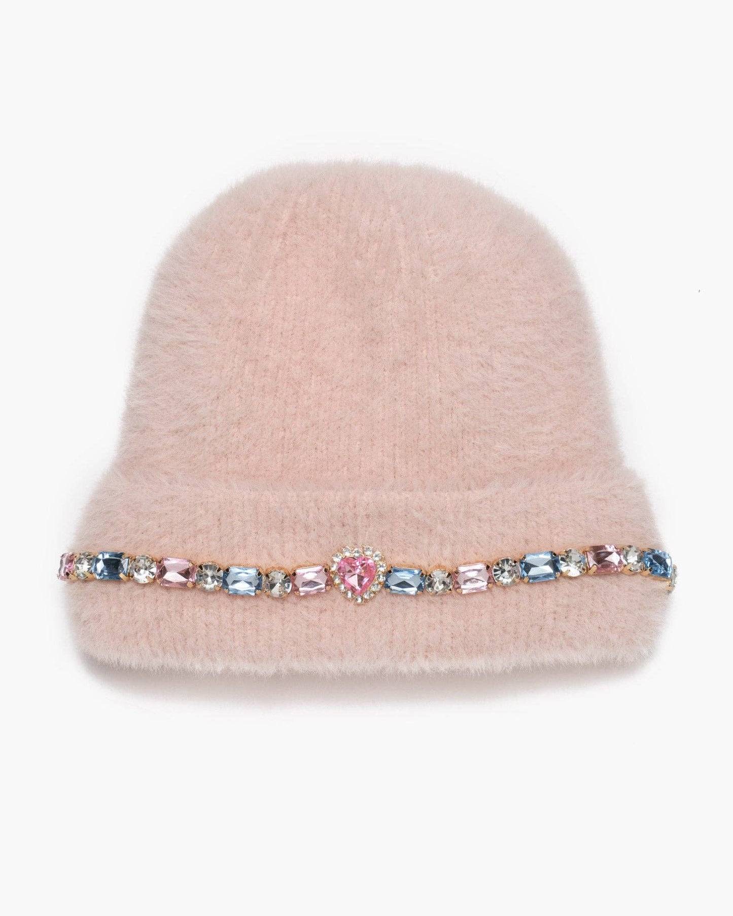 Cotton Candy Jeweled Beanie