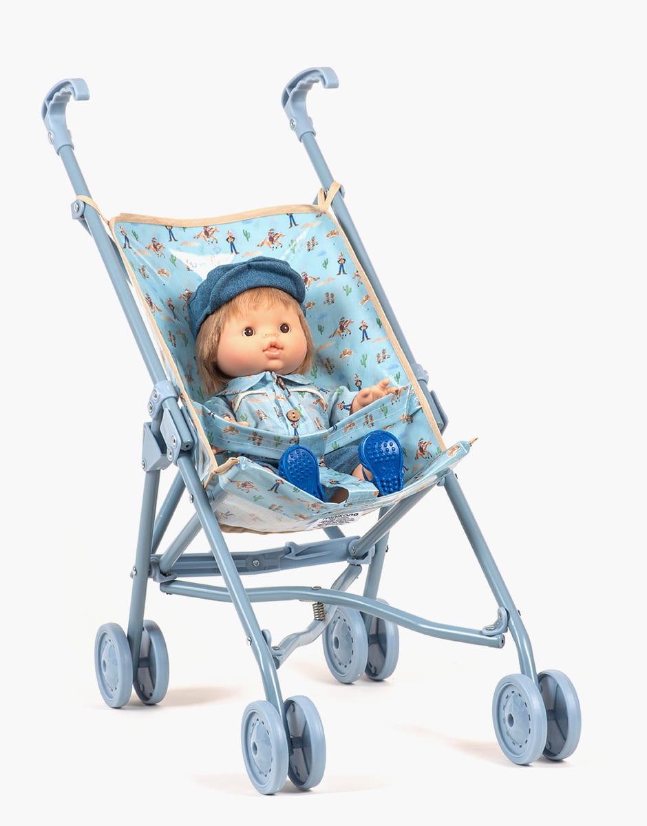 Minikane Blue Doll Stroller in Grand Canyon