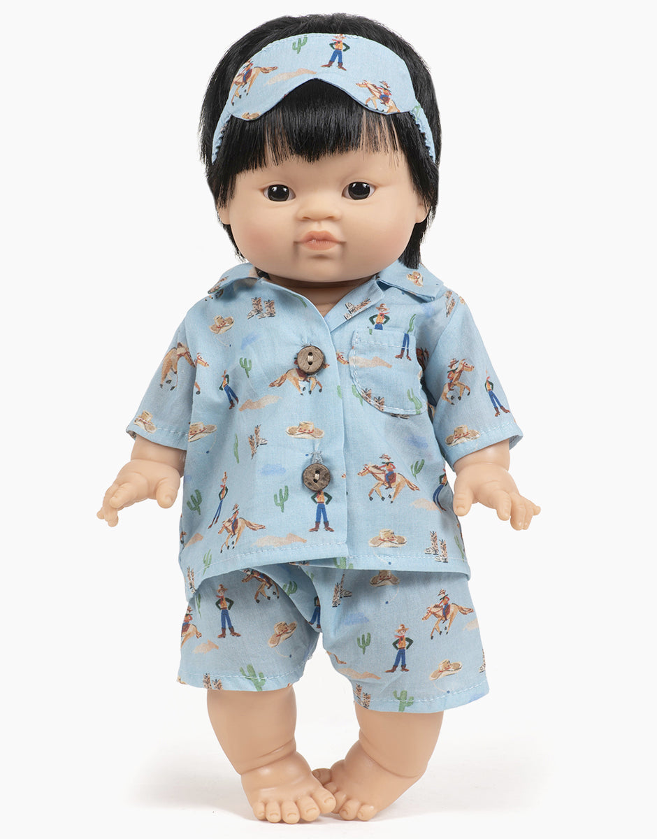 Minikane Albert Pajama Set for Dolls in Grand Canyon