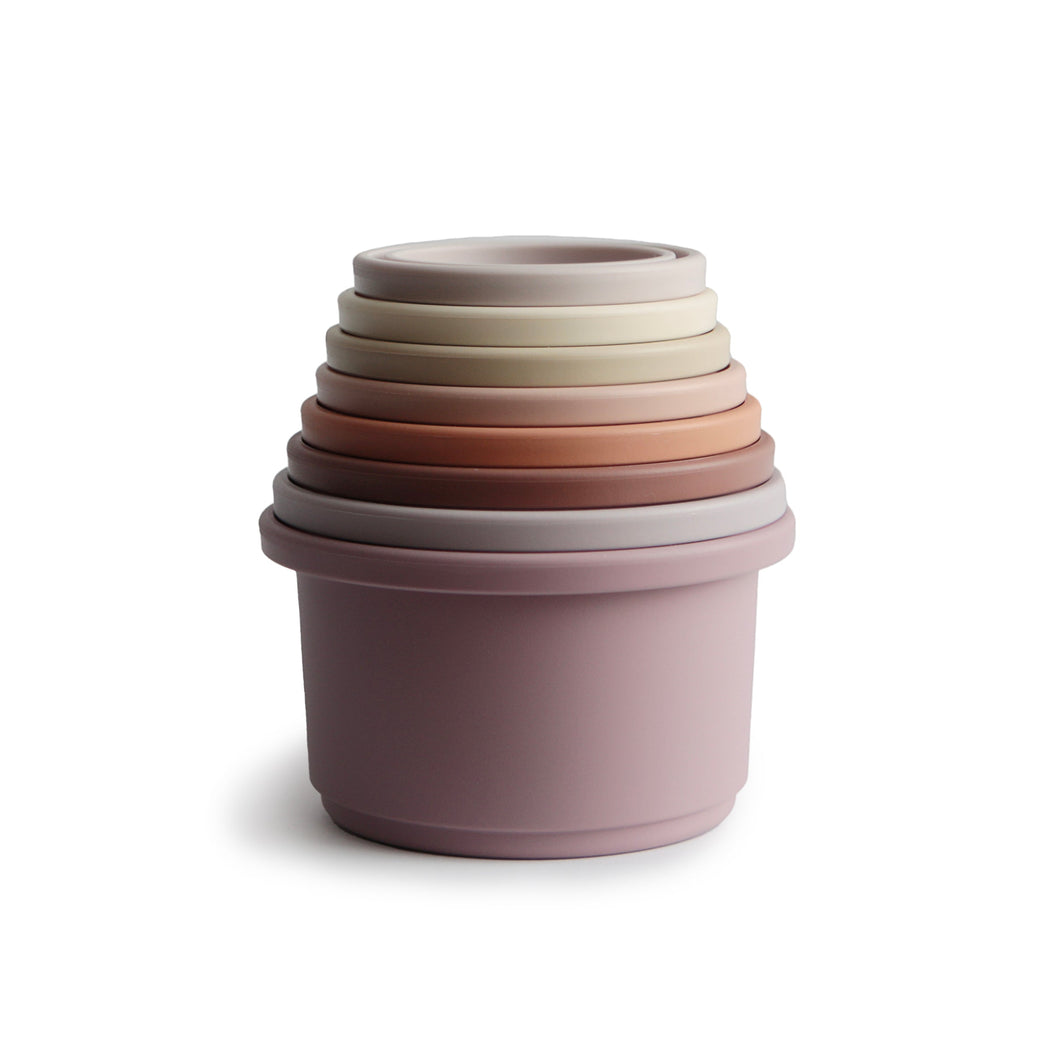 Stacking Cups Toy - Petal Pink