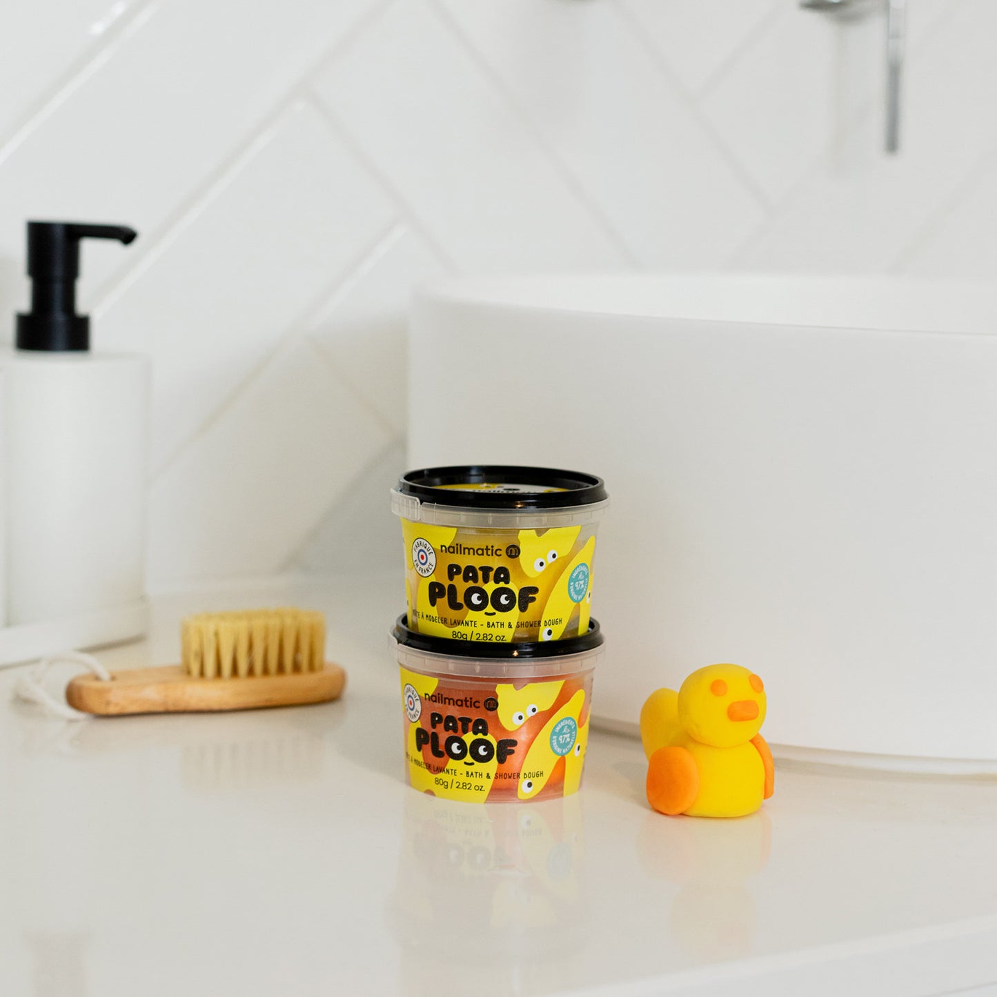 Pataploof Soap Dough Cleansing Modeling Clay in Yellow & Orange