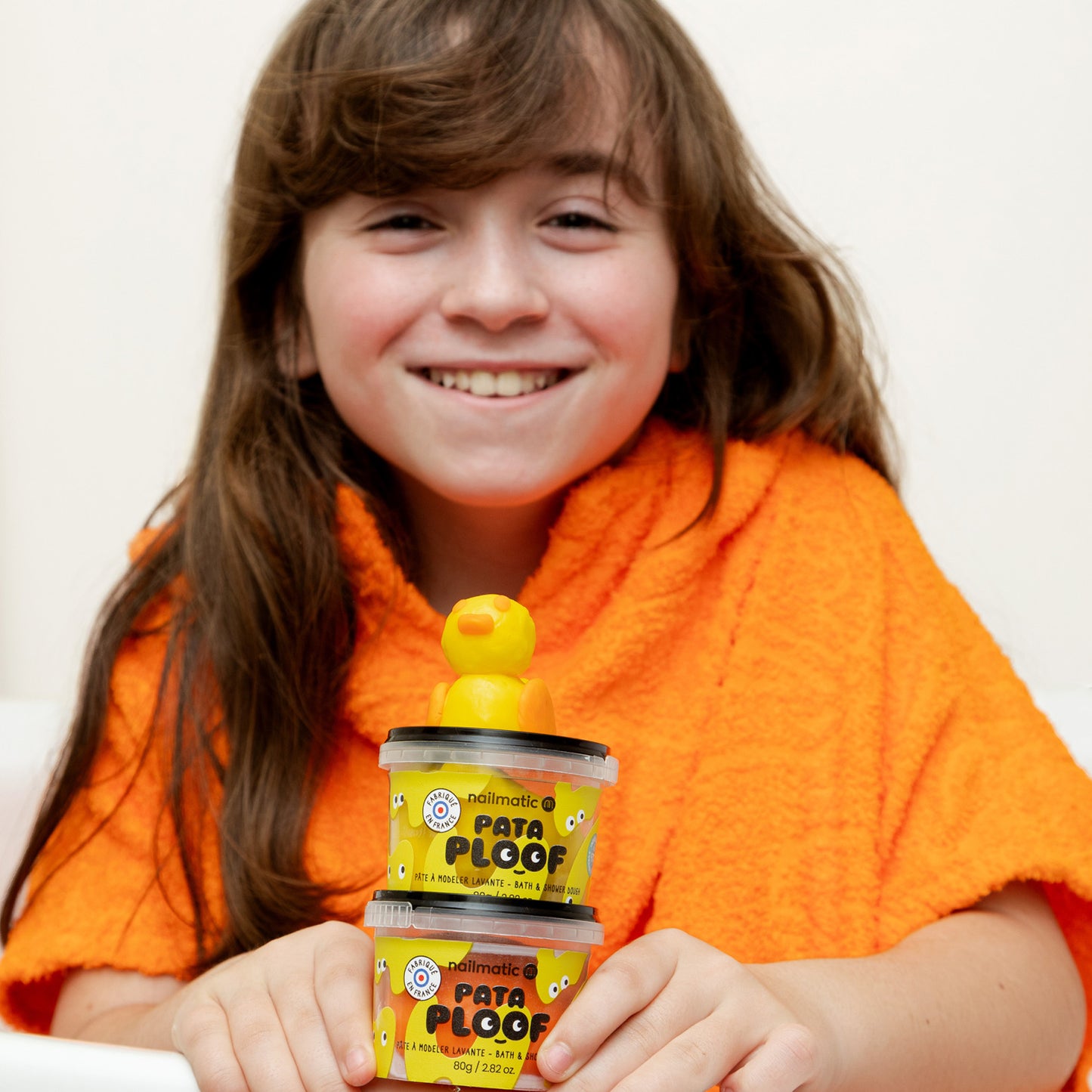 Pataploof Soap Dough Cleansing Modeling Clay in Yellow & Orange