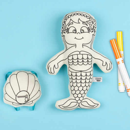 Color Your Own Doll - Mermaid