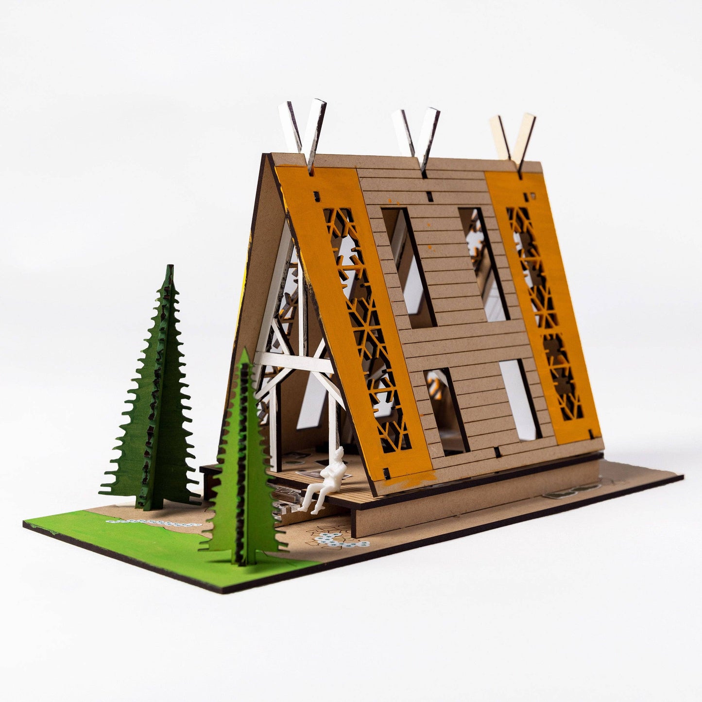 Evergreen Cabin Architecture Model Making Kit